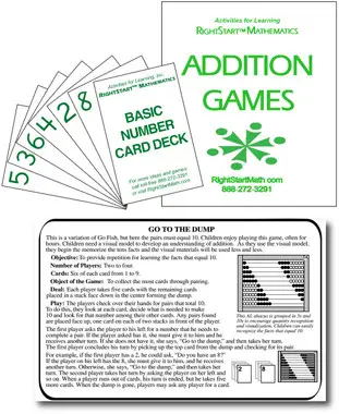 RightStart™ Addition Games - small collection