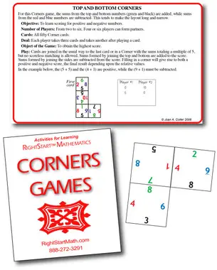 RightStart™ Corners Games- small collection