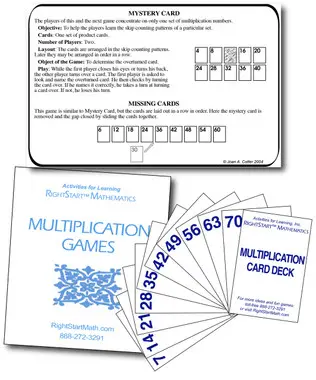 RightStart™ Multiplication Games- small collection