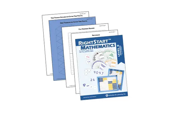 RightStart™ Mathematics Level B Appendix Pages Second Edition