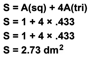 G146 surface area calc