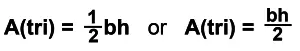 G146 triangle area formula