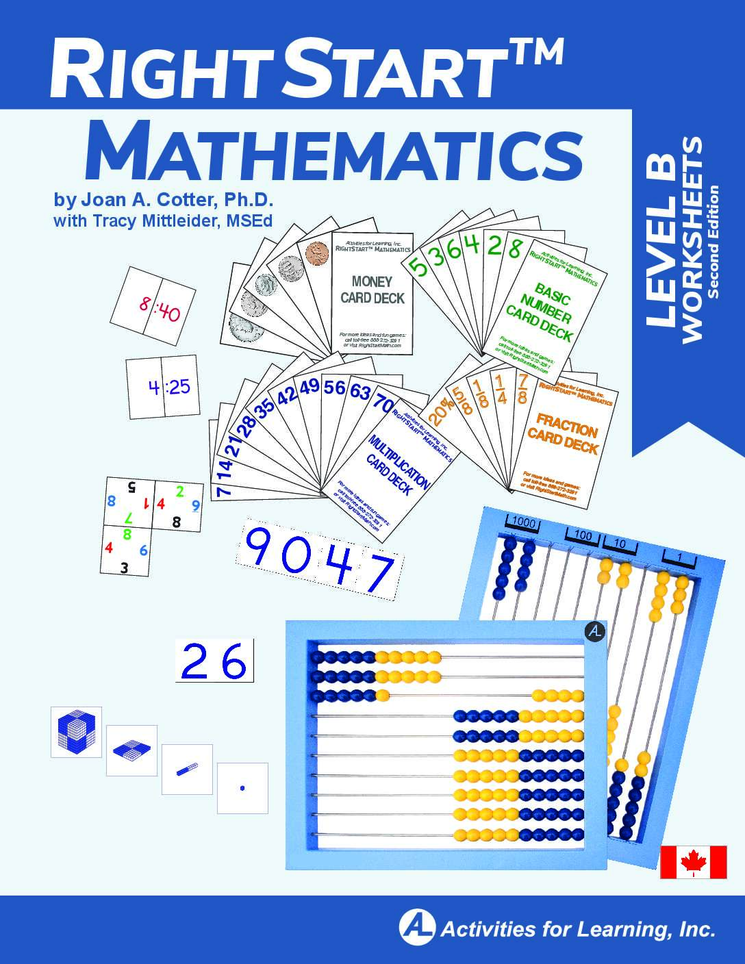 RightStart™ Mathematics Level B Worksheets Second Edition - Canadian
