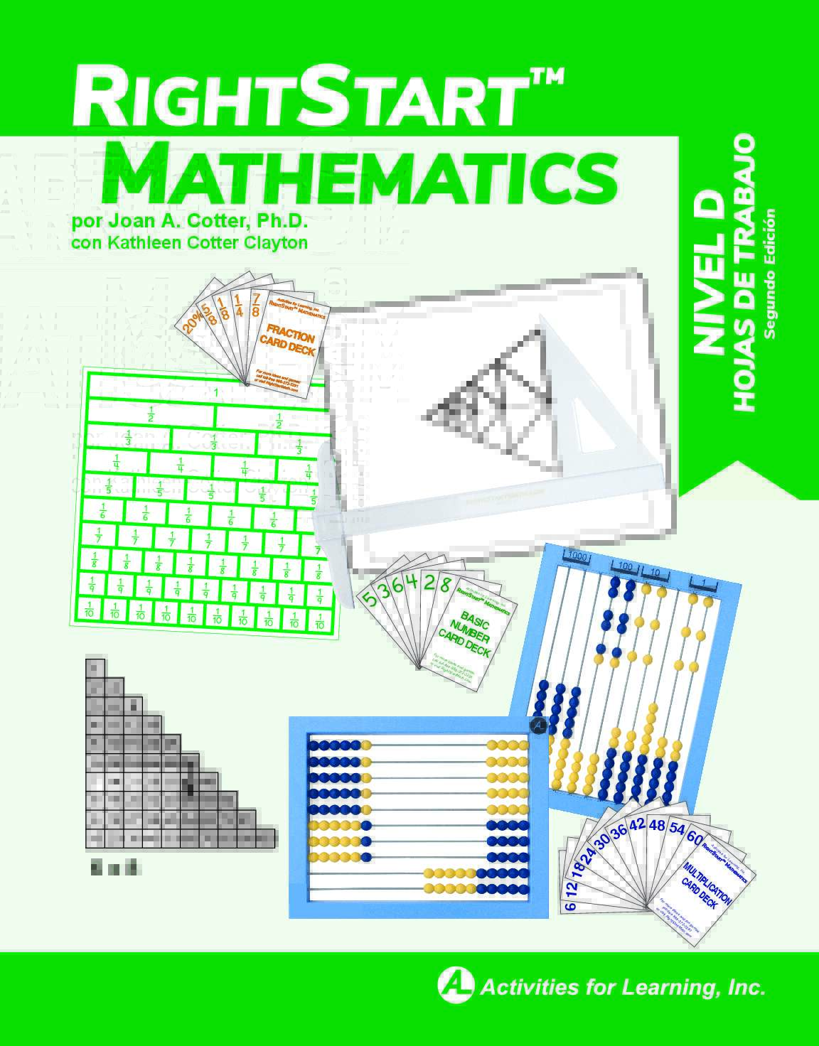 RightStart™ Mathematics Level D Worksheets Second Edition - Spanish